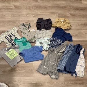 GAP Kids Short Sleeve Tees - Blue, Gray, and Green Collection